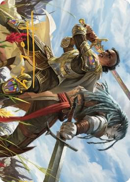 Join Forces Art Card Gold Stamped Signature 9 (Art Series: Dominaria United)  | Good Games Adelaide SA