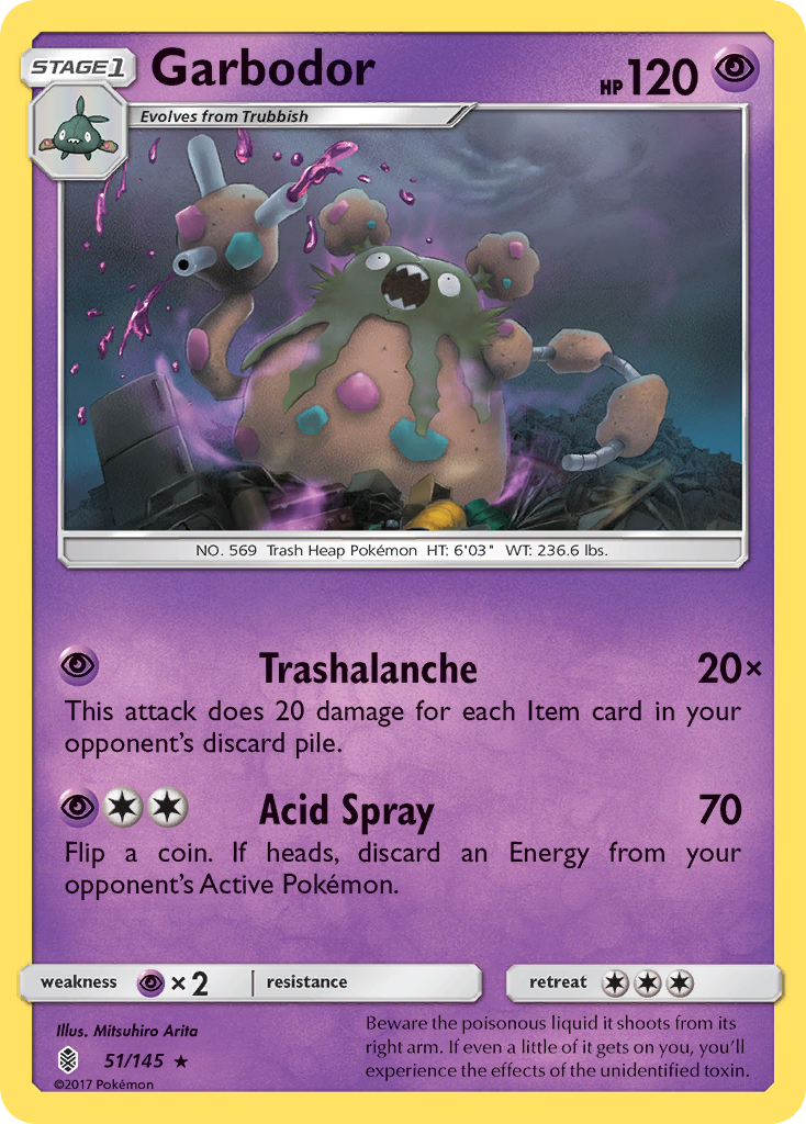 Garbodor (51/145) [Sun & Moon: Guardians Rising] | Good Games Adelaide SA