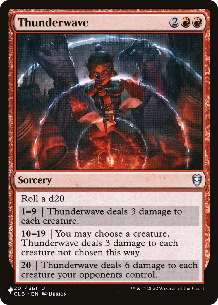 Thunderwave [The List Reprints] | Good Games Adelaide SA