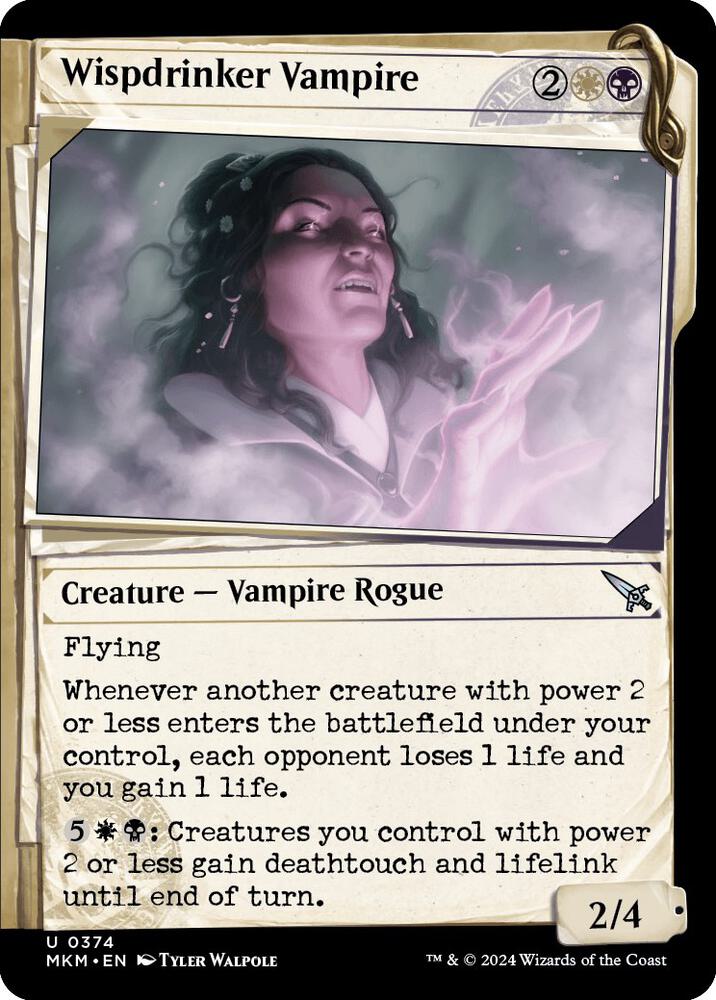 Wispdrinker Vampire 374 (Murders at Karlov Manor)  | Good Games Adelaide SA
