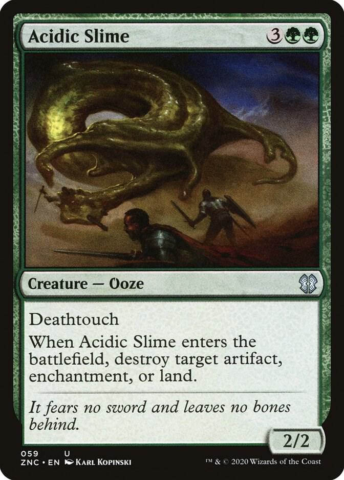 Acidic Slime 59 (Commander: Zendikar Rising)  | Good Games Adelaide SA