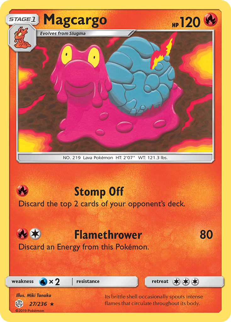 Magcargo (27/236) [Sun & Moon: Cosmic Eclipse] | Good Games Adelaide SA