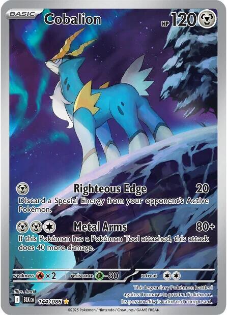 Cobalion 144/086 (SV: Black Bolt)  - Holofoil | Good Games Adelaide SA