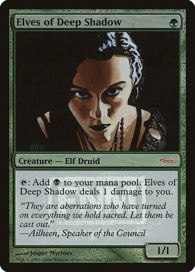 Elves of Deep Shadow 1 (FNM Promos)  - Foil | Good Games Adelaide SA