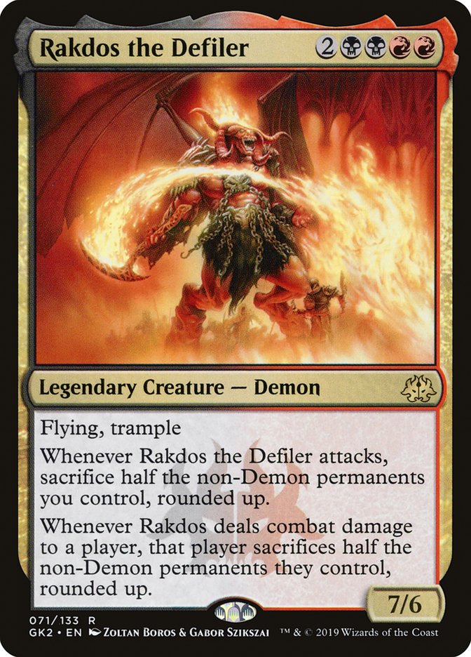 Rakdos the Defiler [Ravnica Allegiance Guild Kit] | Good Games Adelaide SA