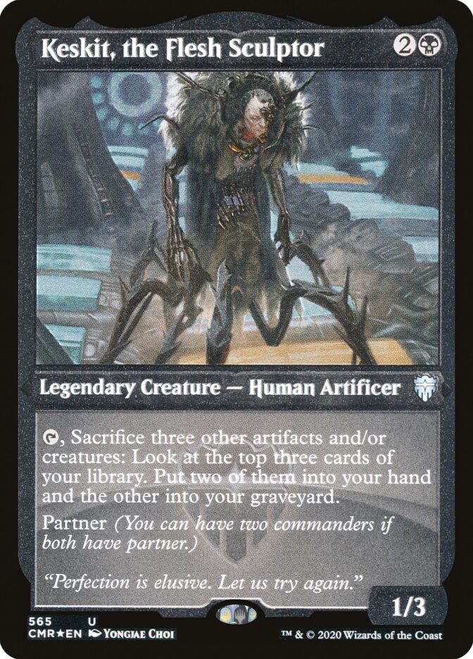 Keskit, the Flesh Sculptor (Foil Etched) [Commander Legends] | Good Games Adelaide SA