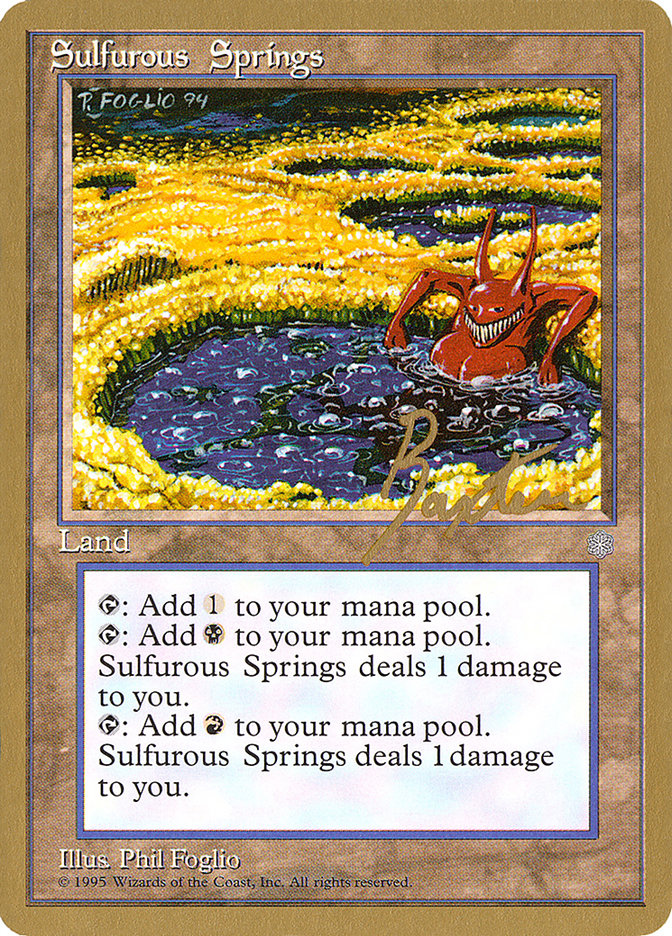 Sulfurous Springs (George Baxter) [Pro Tour Collector Set] | Good Games Adelaide SA
