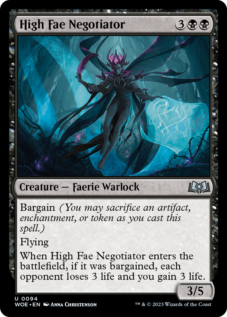 High Fae Negotiator [Wilds of Eldraine] | Good Games Adelaide SA