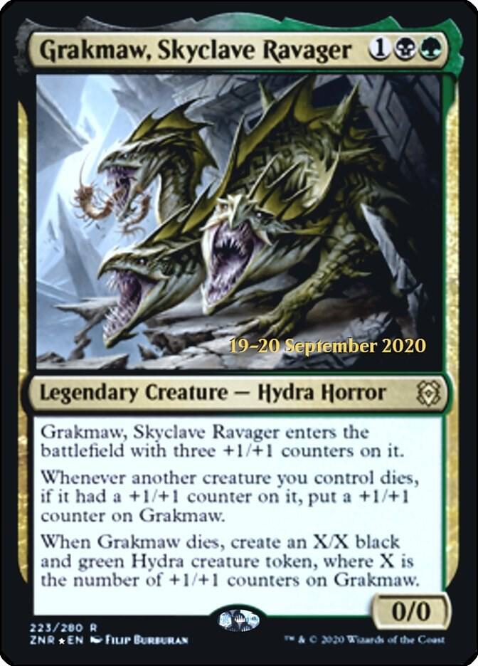 Grakmaw Skyclave Ravager 223 (Prerelease Cards)  - Foil | Good Games Adelaide SA