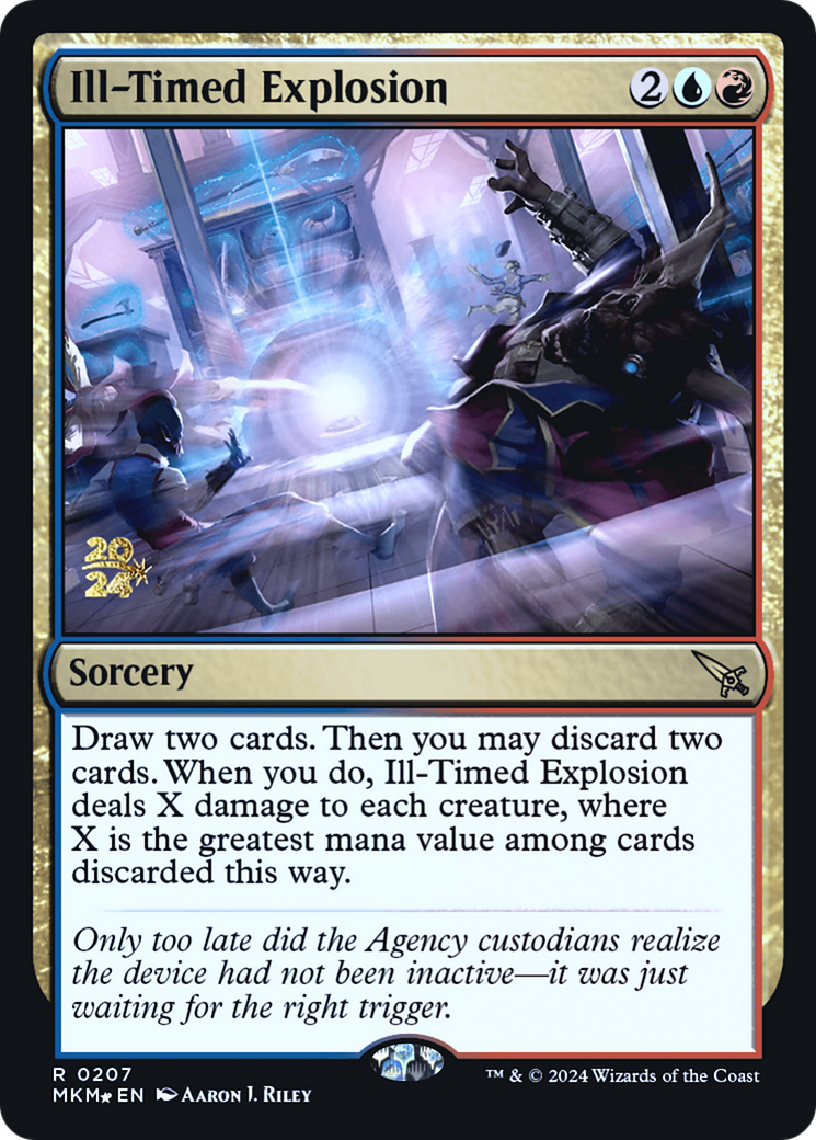 Ill-Timed Explosion [Murders at Karlov Manor Prerelease Promos] | Good Games Adelaide SA