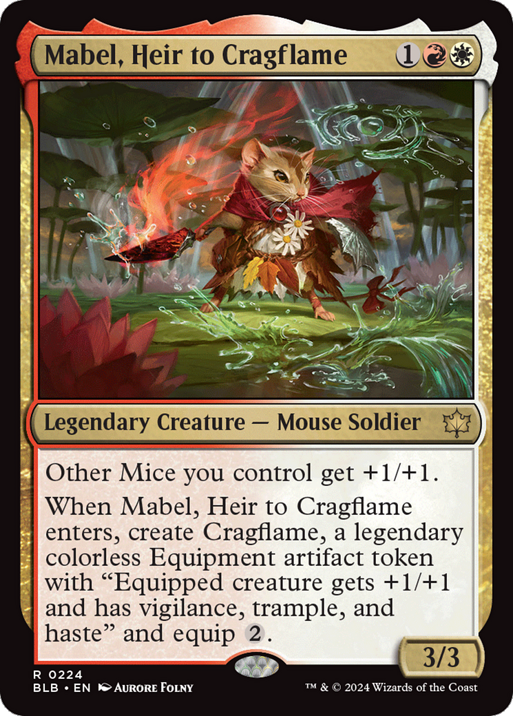 Mabel, Heir to Cragflame [Bloomburrow] | Good Games Adelaide SA