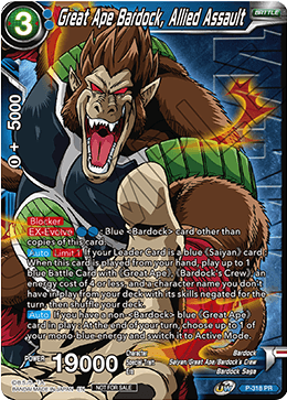 Great Ape Bardock, Allied Assault (Winner Stamped) (P-318) [Tournament Promotion Cards] | Good Games Adelaide SA