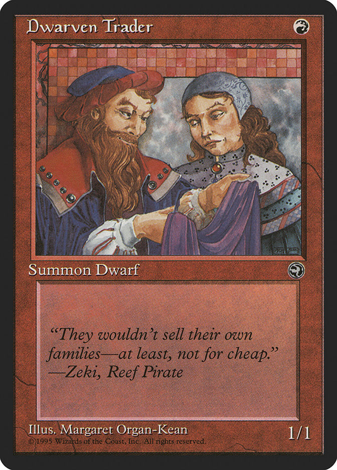 Dwarven Trader (Zeki Flavor Text) [Homelands] | Good Games Adelaide SA