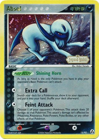 Absol (15/92) (Stamped) [EX: Legend Maker] | Good Games Adelaide SA