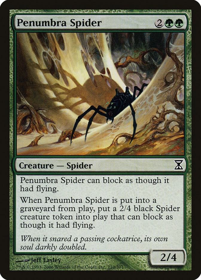 Penumbra Spider 210 (Time Spiral)  - Foil | Good Games Adelaide SA