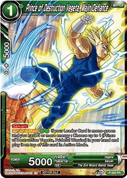Prince of Destruction Vegeta, Majin Defiance (P-320) [Tournament Promotion Cards] | Good Games Adelaide SA