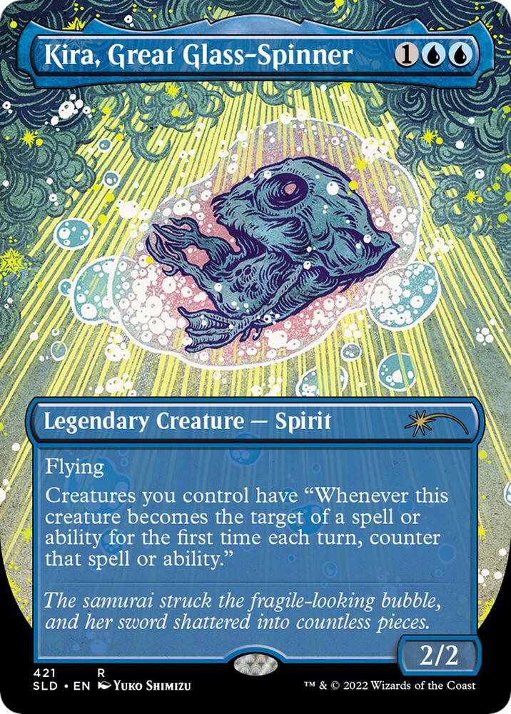 Kira Great Glass Spinner Borderless 421 (Secret Lair Drop Series)  - Foil | Good Games Adelaide SA
