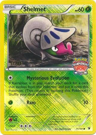Shelmet 11 101 Championship Series Staff 011/101 (League & Championship Cards)  - Reverse Holofoil | Good Games Adelaide SA