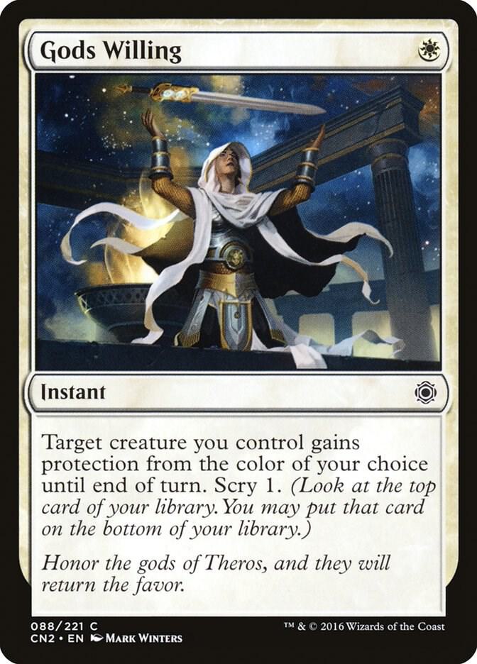 Gods Willing 88 (Conspiracy: Take the Crown)  - Foil | Good Games Adelaide SA