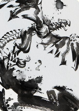 Quicksilver Fisher Art Card [Phyrexia: All Will Be One Art Series] | Good Games Adelaide SA