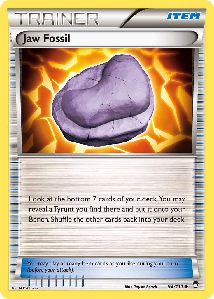 Jaw Fossil (94/111) [XY: Furious Fists] | Good Games Adelaide SA