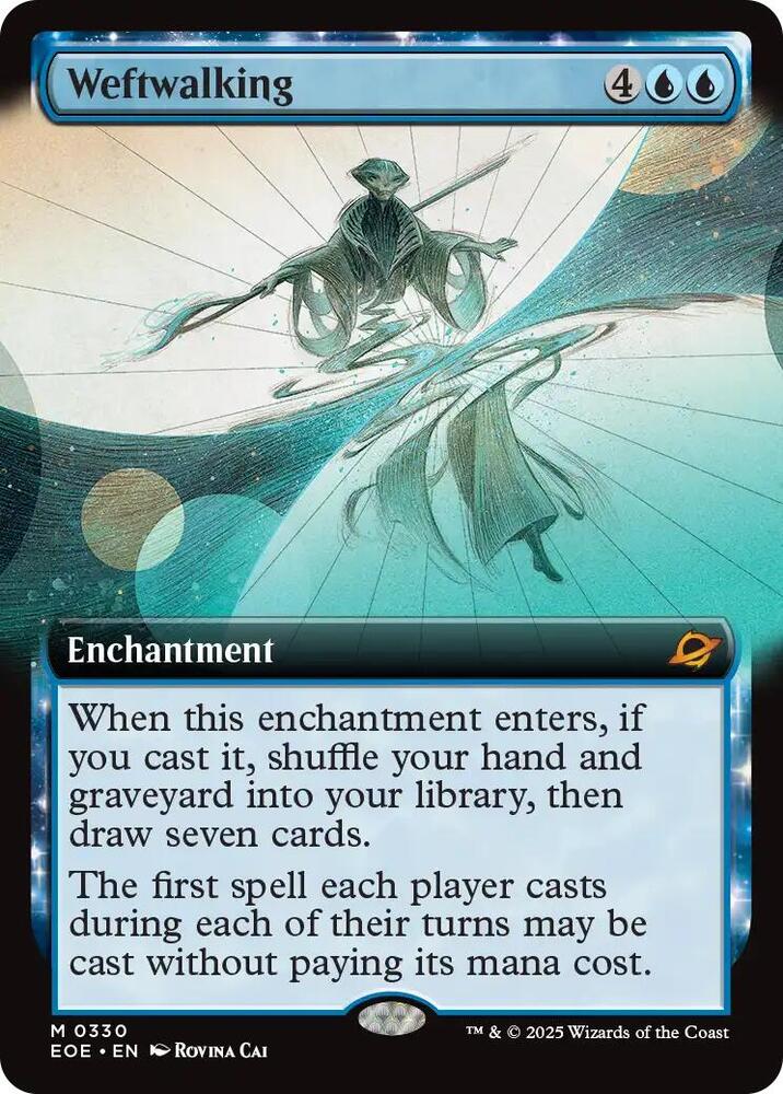 Weftwalking  330/276 (Edge of Eternities)  - Extended Art | Good Games Adelaide SA