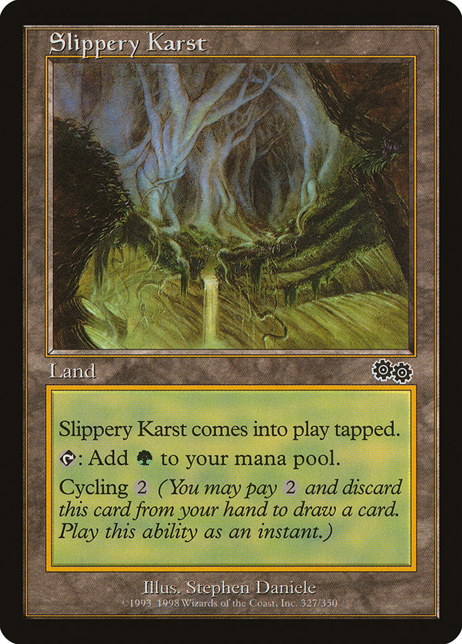 Slippery Karst [Urza's Saga] | Good Games Adelaide SA