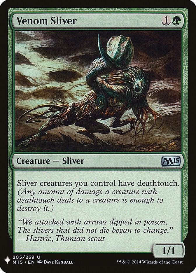 Venom Sliver 205 (The List Reprints)  | Good Games Adelaide SA