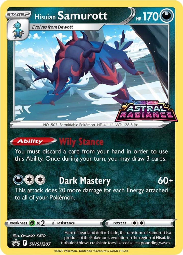 Hisuian Samurott SWSH207 (SWSH: Sword & Shield Promo Cards)  - Holofoil | Good Games Adelaide SA
