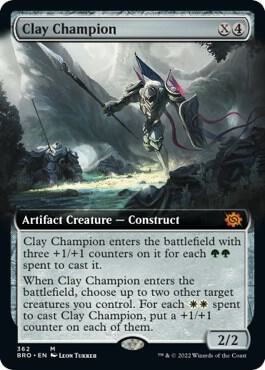 Clay Champion Extended Art 362 (The Brothers' War)  | Good Games Adelaide SA