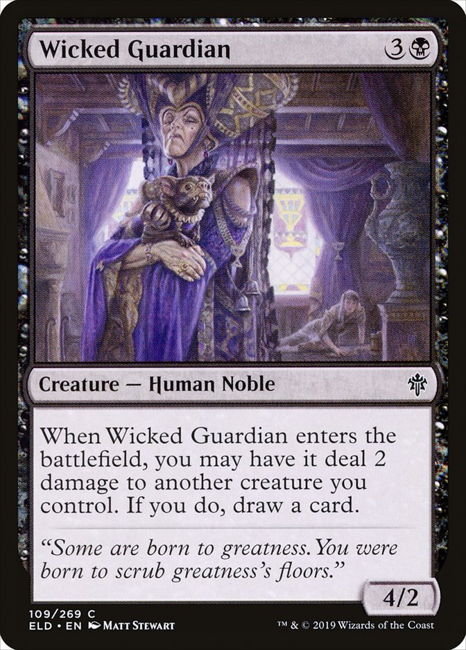 Wicked Guardian 109 (Throne of Eldraine)  - Foil | Good Games Adelaide SA