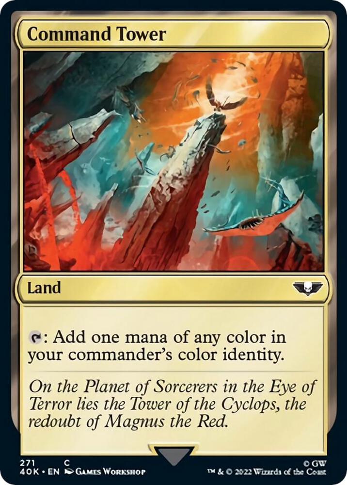 Command Tower 271 271 (Universes Beyond: Warhammer 40,000)  | Good Games Adelaide SA