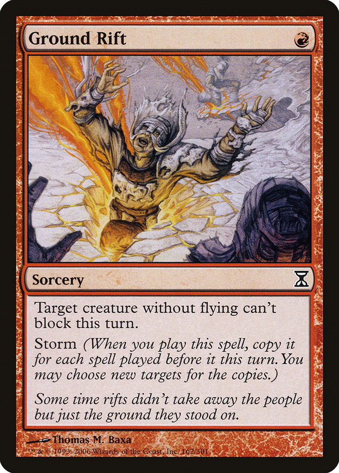 Ground Rift 162 (Time Spiral)  - Foil | Good Games Adelaide SA