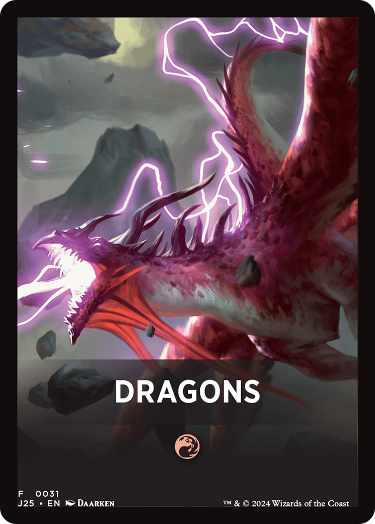 Dragons Theme Card [Foundations Jumpstart Front Cards] | Good Games Adelaide SA