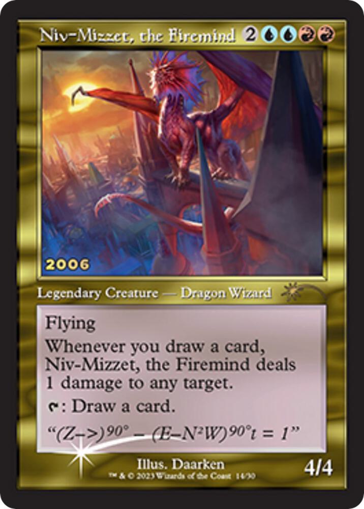 Niv Mizzet the Firemind 14 (30th Anniversary Promos)  - Foil | Good Games Adelaide SA