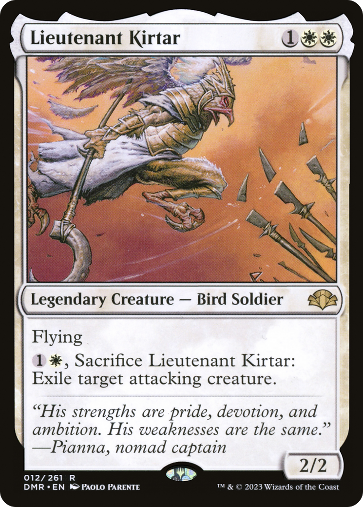 Lieutenant Kirtar [Dominaria Remastered] | Good Games Adelaide SA