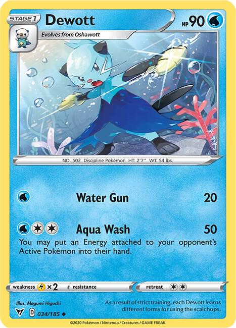Dewott 034/185 (SWSH04: Vivid Voltage)  | Good Games Adelaide SA