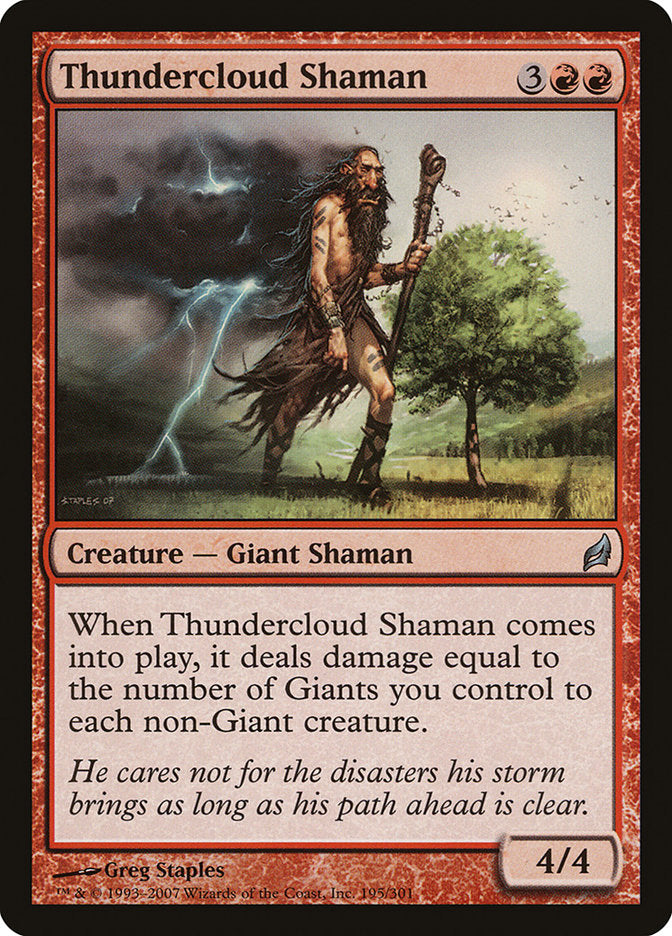 Thundercloud Shaman [Lorwyn] | Good Games Adelaide SA