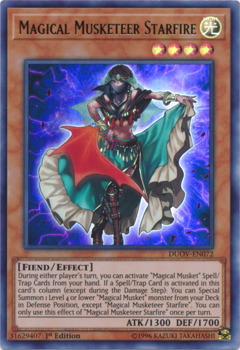 Magical Musketeer Starfire [DUOV-EN072] Ultra Rare | Good Games Adelaide SA