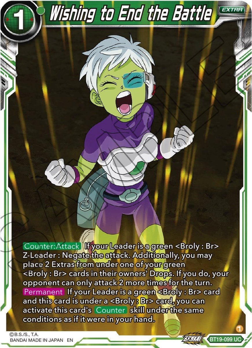Wishing to End the Battle (BT19-099) [Fighter's Ambition] | Good Games Adelaide SA
