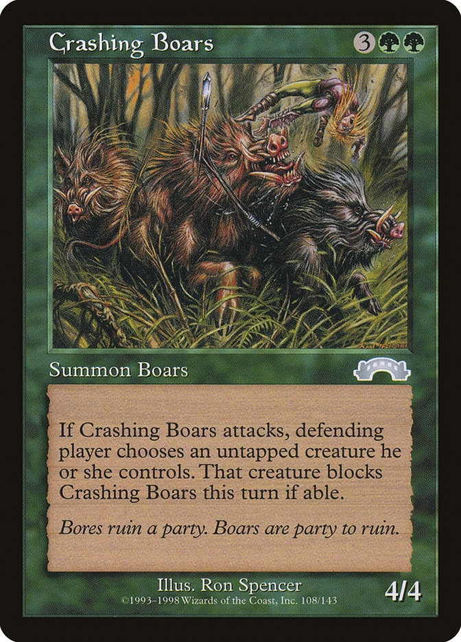 Crashing Boars [Exodus] | Good Games Adelaide SA