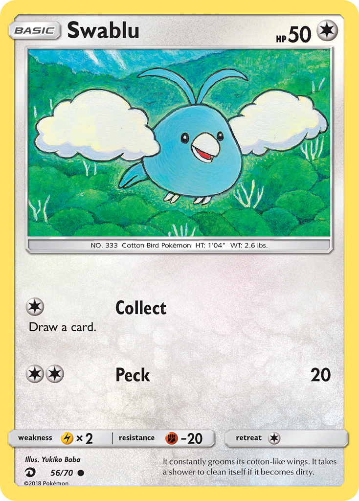 Swablu (56/70) [Sun & Moon: Dragon Majesty] | Good Games Adelaide SA