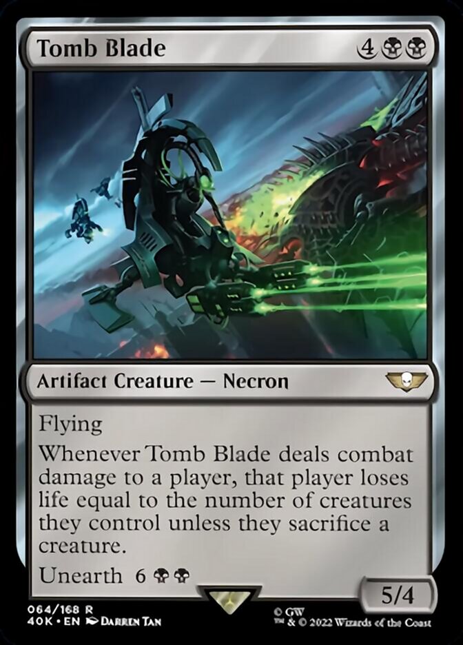 Tomb Blade (Surge Foil) [Universes Beyond: Warhammer 40,000] | Good Games Adelaide SA