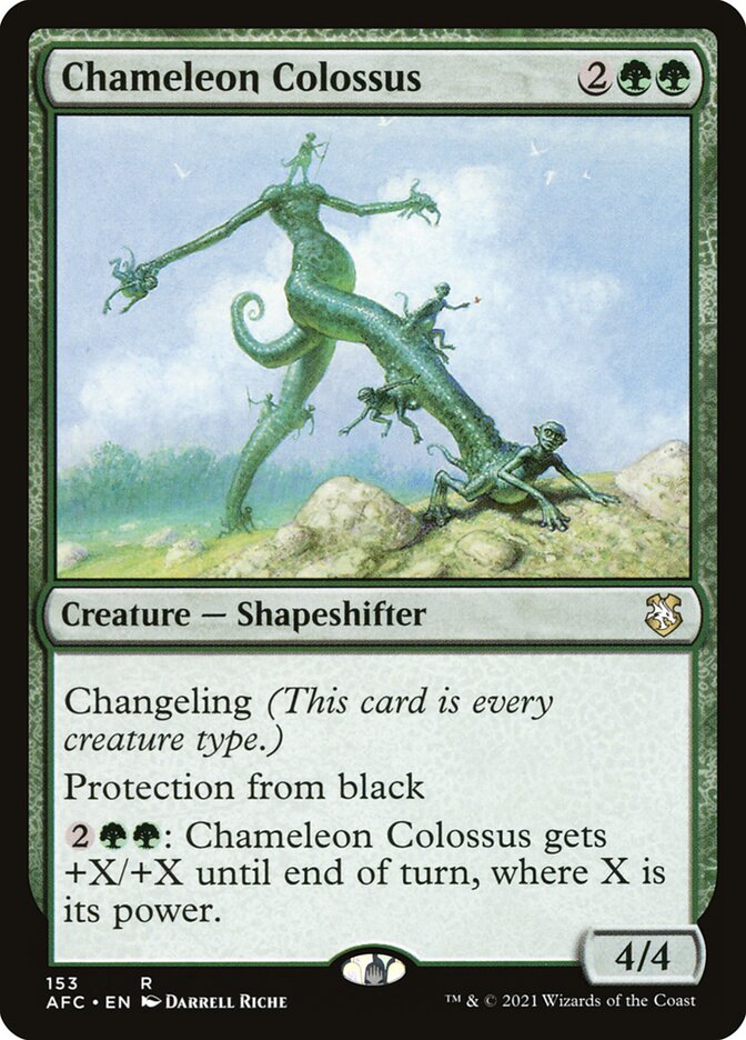 Chameleon Colossus 153 (Commander: Adventures in the Forgotten Realms)  | Good Games Adelaide SA
