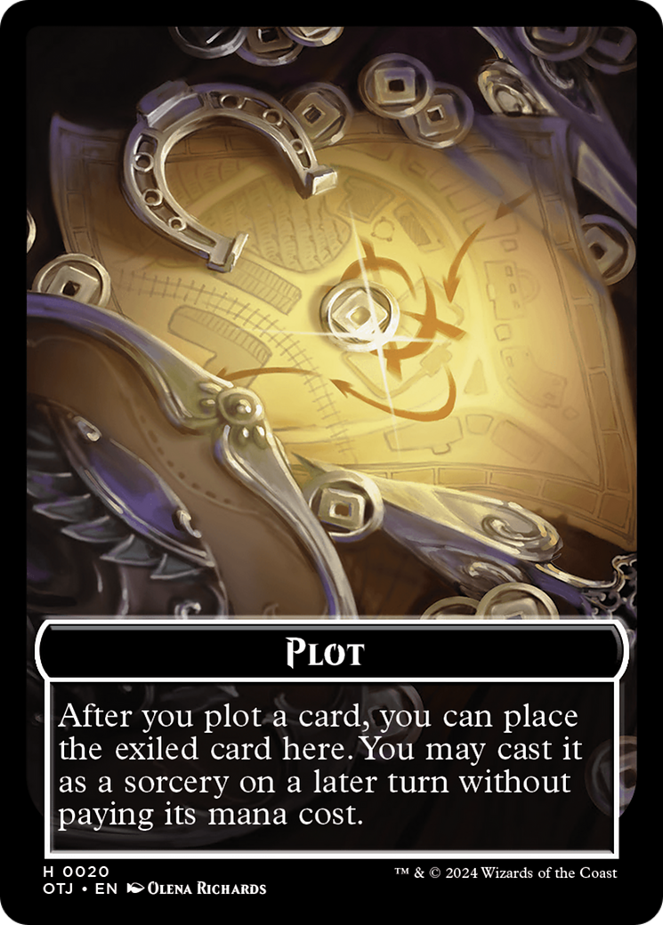 Construct Token // Plot Token Double-Sided Token [Outlaws of Thunder Junction: The Big Score Tokens] | Good Games Adelaide SA