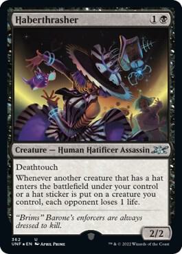 Haberthrasher Galaxy Foil 362 (Unfinity)  - Foil | Good Games Adelaide SA