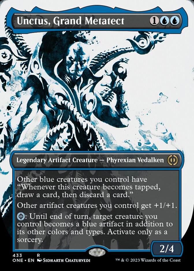 Unctus, Grand Metatect (Borderless Ichor Step-and-Compleat Foil) [Phyrexia: All Will Be One] | Good Games Adelaide SA