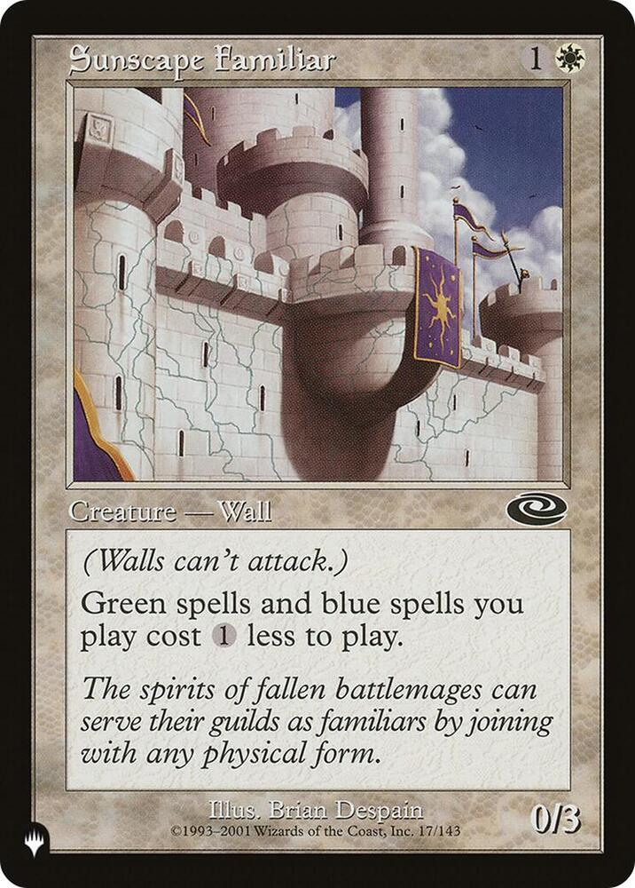 Sunscape Familiar 17/143 (The List Reprints)  | Good Games Adelaide SA