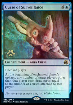 Curse of Surveillance [Innistrad: Midnight Hunt Prerelease Promos] | Good Games Adelaide SA