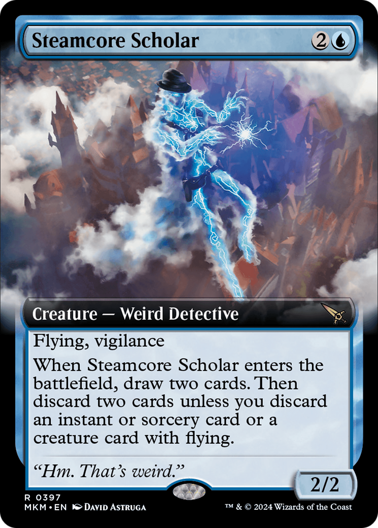 Steamcore Scholar (Extended Art) [Murders at Karlov Manor] | Good Games Adelaide SA